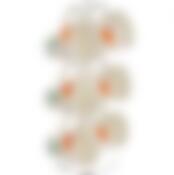 Набор кружек "Loraine", на подставке, 7 предметов