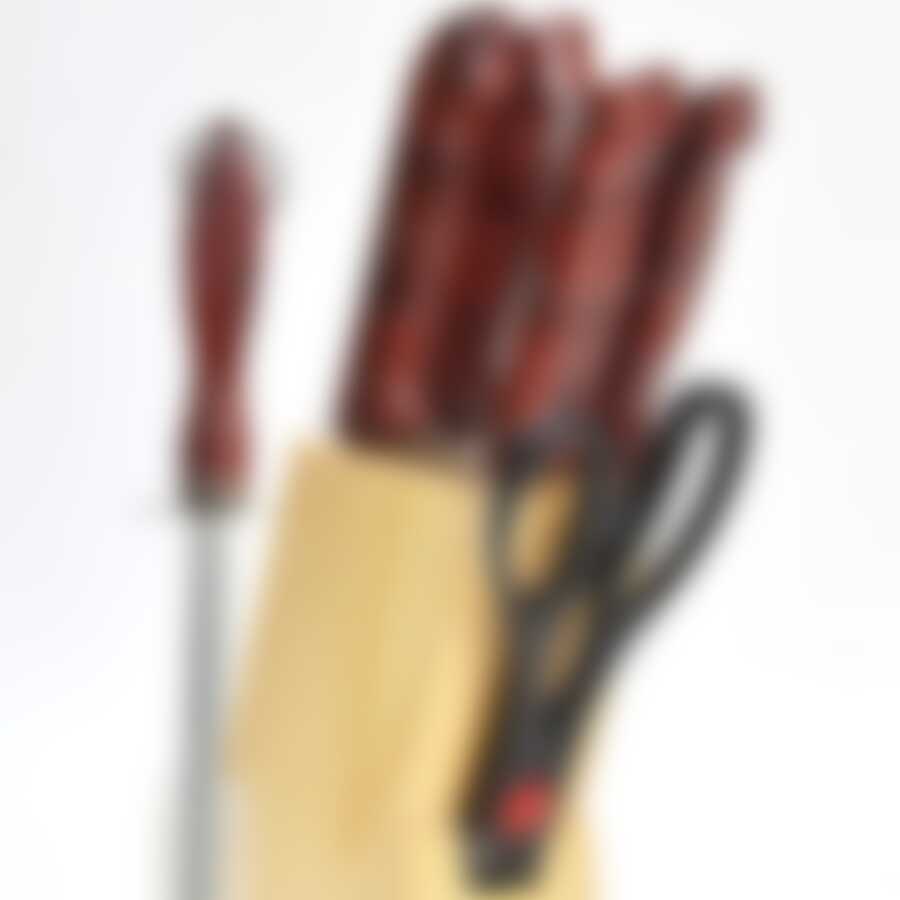 Ножи ST SH 8пр+топор бордо