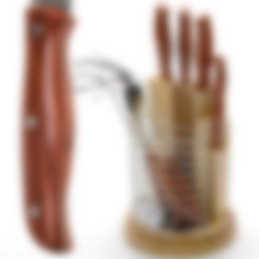 Набор ножей 10пр крутящ. подставка МВ