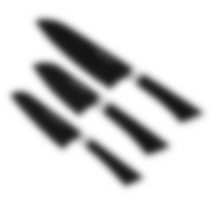 Набор ножей "Mayer & Boch", цвет: черный, 3 шт