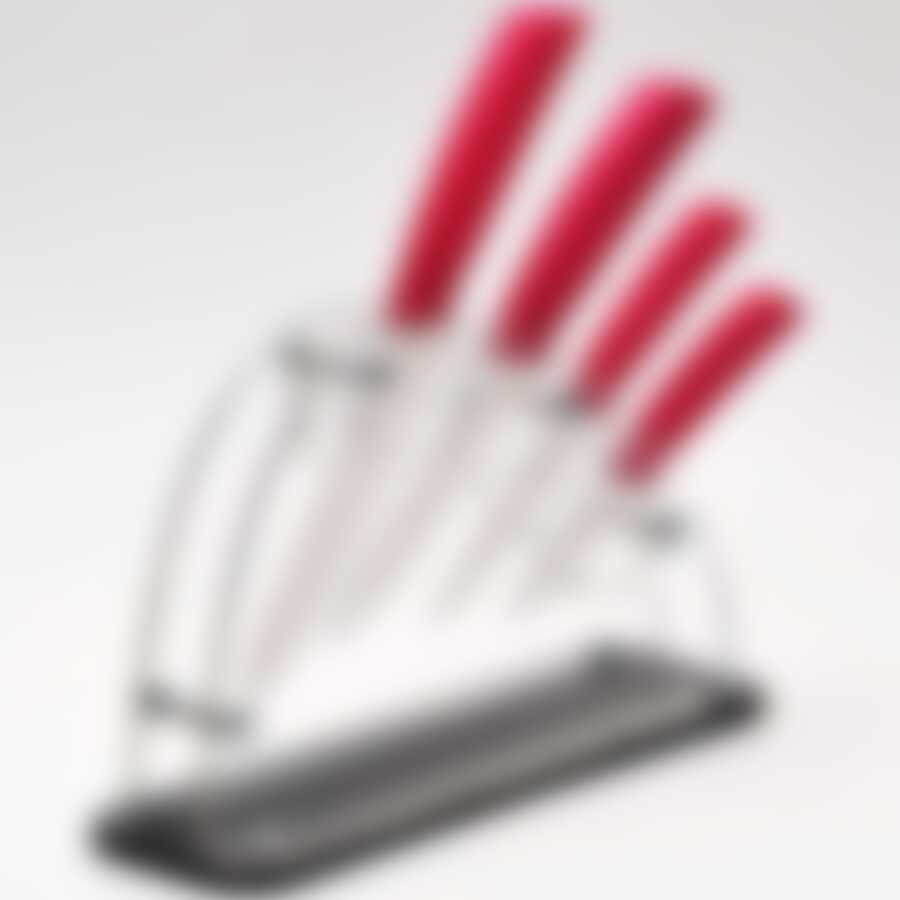 Набор ножей КЕРАМ сил/р 4пр на подст МВ