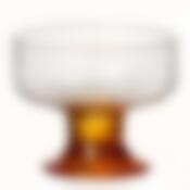 Ваза для мороженого Pasabahce IceVille, объем 250 мл (ножка оранжевая)