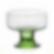 Ваза для мороженого Pasabahce IceVille, объем 250 мл (ножка зеленая)