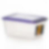 Емкость для продуктов прямоугольная 0,8 л (фиолетовый)