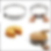 Кулинарная форма для слоеных блюд, круглая, регулируемая, 15-20 см