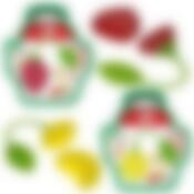 Ситечко для чая 2 диз (лимон, клубника)