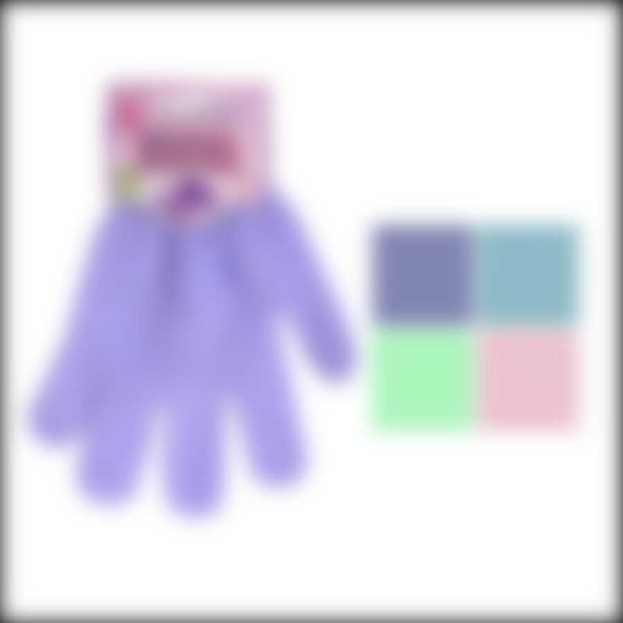 Мочалка-перчатка 4 цв