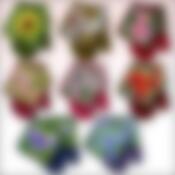 Прихватка с рукавицей "Фото-Цветы"(н-р из 2-х пр) 8диз