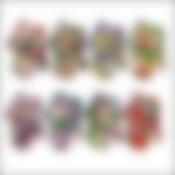 Н-р прихватка с рукав. "Купеческие Цветы" 8диз NEW