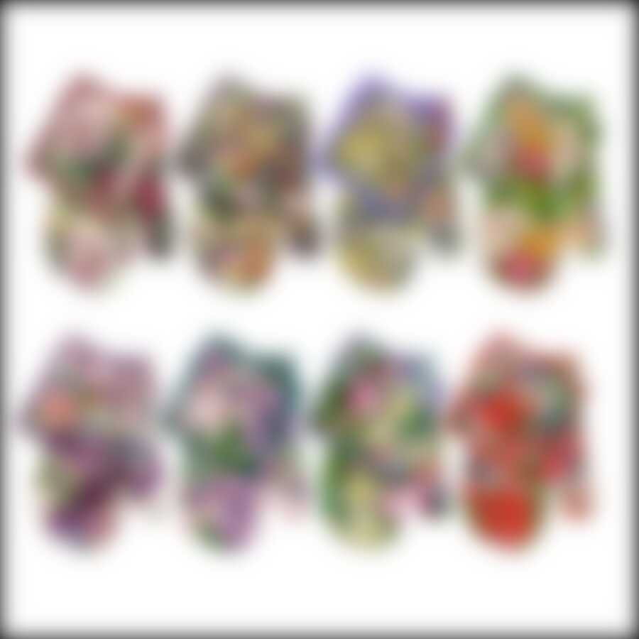 Н-р прихватка с рукав. "Купеческие Цветы" 8диз NEW