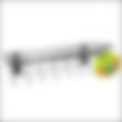 Планка с крючками (7 крюч. c полочкой)