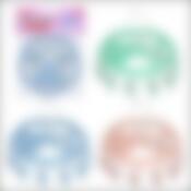 Вешалка с 12 прищепками (цветок) d=23 см 3цв **