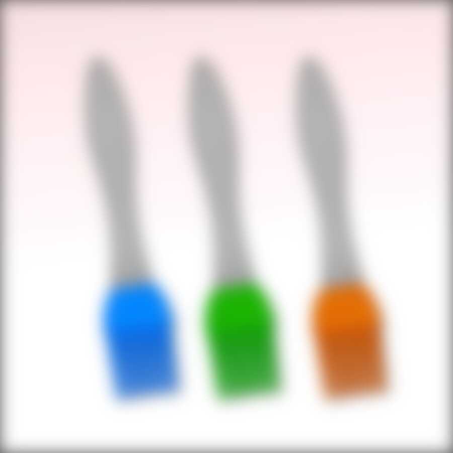 Кисточка д/вып * силик дл 17 см 3 цв