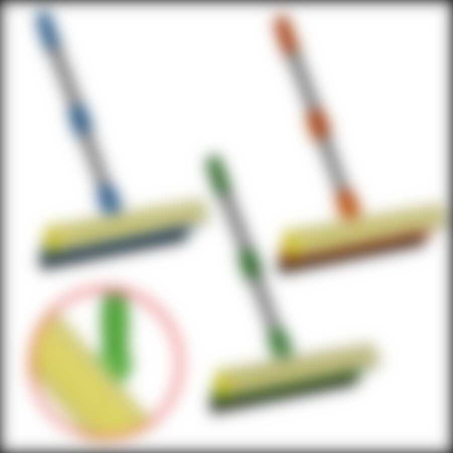 Щетка окон с телеск ручкой 64-108 см 3цв