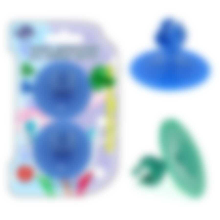 Н-р держателей д/зубных щеток 2 шт. 2цв. NEW