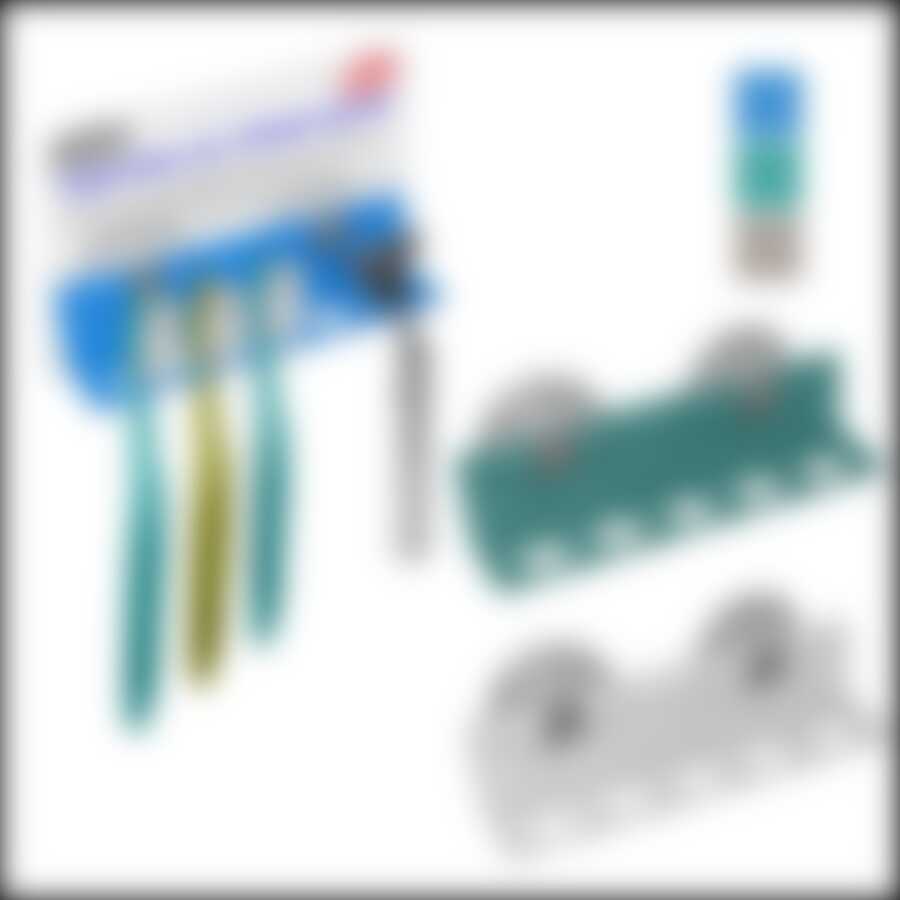 Подставка для зубных щеток на присосках (цвета в ассортименте)