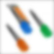 Щипцы ** д/пирожных 23см 3цв