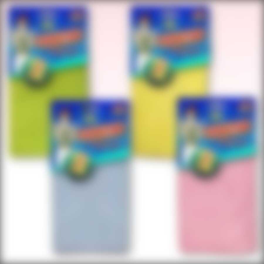 Салфетка для уборки "Микрофибра" 30х30см 3 цв