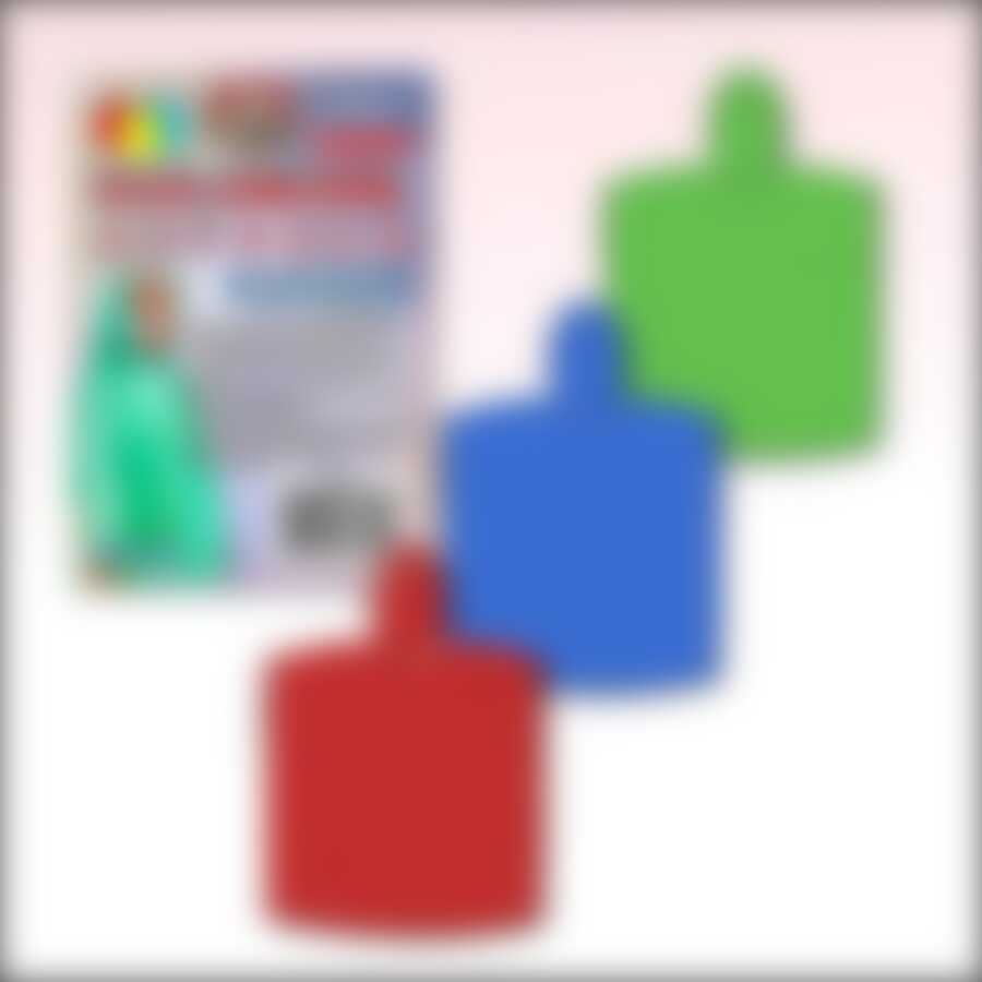 Плащ-дождевик детский "Пончо" 108*88 cм 3цв.