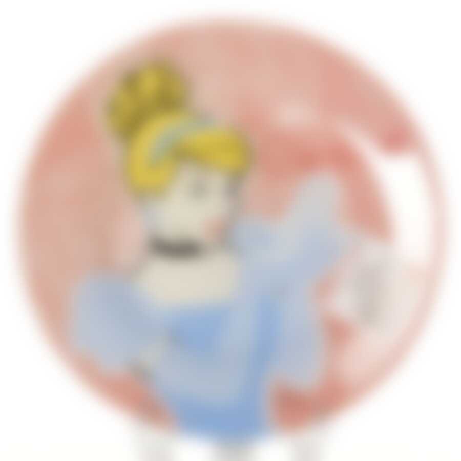 Тарелка закусочная (десертная) Pasabahce Disney Cinderella, D=19,5 см