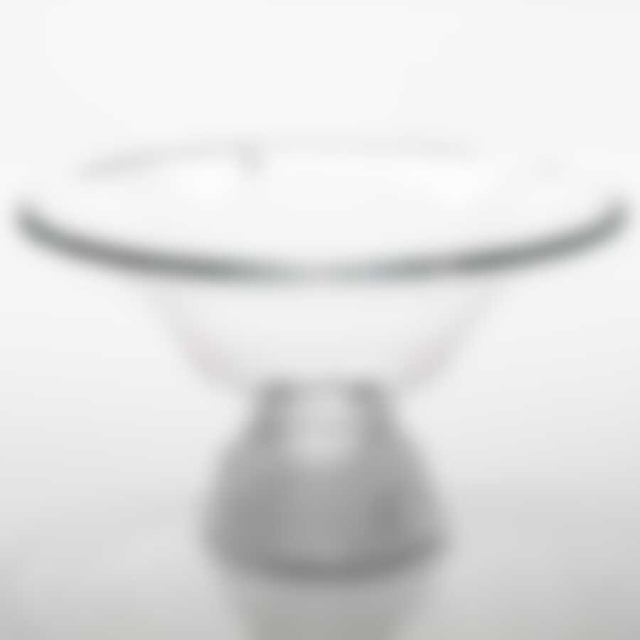 Ваза для фруктов Crystalite Bohemia Rose Frost, D=35,5 см