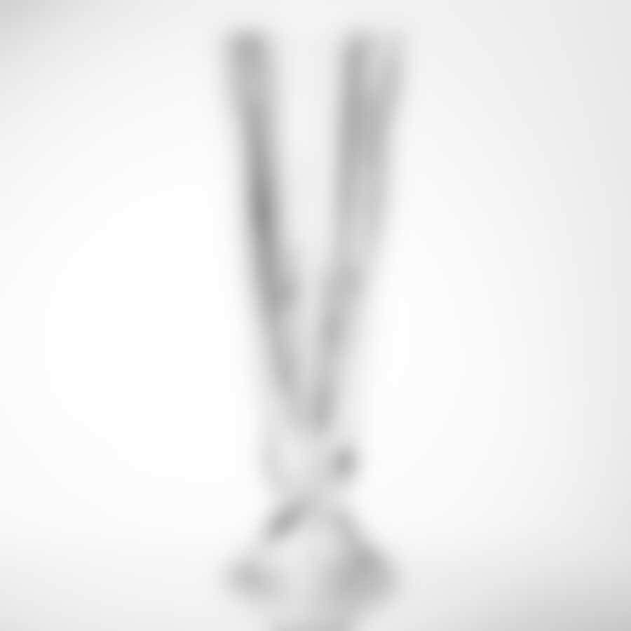 Ваза Crystalite Bohemia на ножке "Метрополитен", H=43,5 см