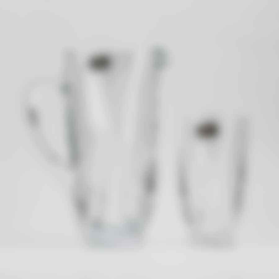 Набор питьевой 7 предметов Crystalite Bohemia "Квадро", 1,1л + 6ст. 350 мл