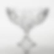 Салатник Crystalite Bohemia на ножке "Пинвил", D=22 см