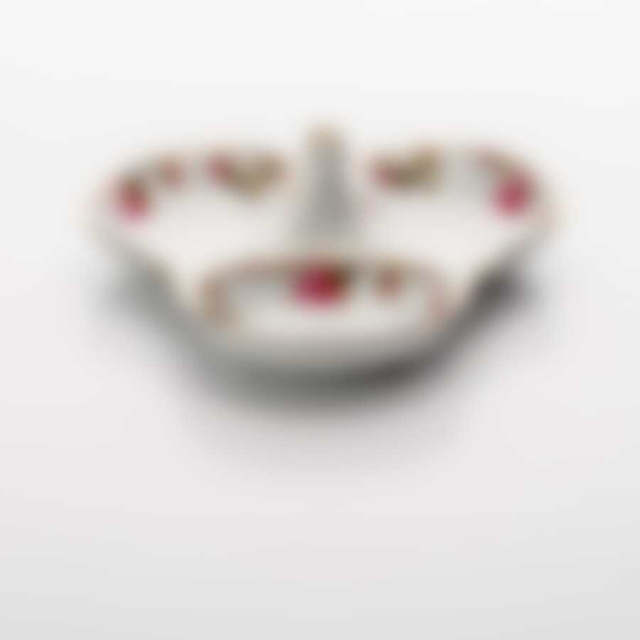 Менажница 3 части В "Шиповник" 17,5см