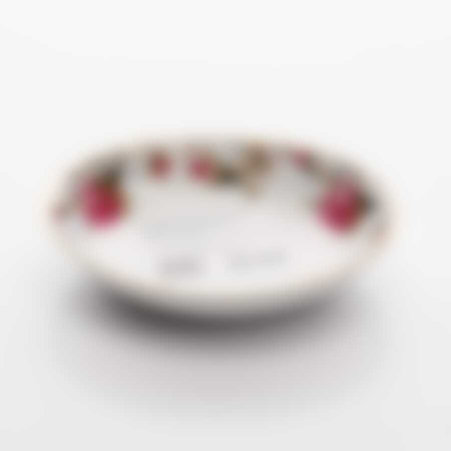 Миска овальная Czech Gold Hands "Шиповник", D=12 см