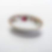 Миска овальная Czech Gold Hands "Шиповник", D=9 см