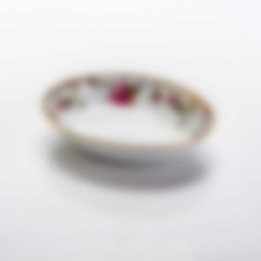 Миска овальная Czech Gold Hands "Шиповник", D=9 см