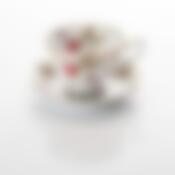 Чайная пара Czech Gold Hands "Шиповник", 220 мл