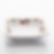 Салатник Czech Gold Hands квадратный 21см "Шиповник", D=21 см