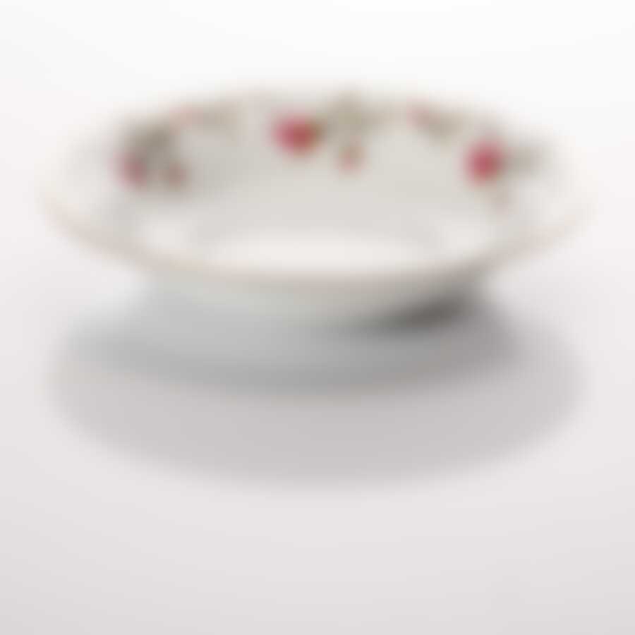 Тарелка столовая глубокая Czech Gold Hands Шиповник, D=22,5 см