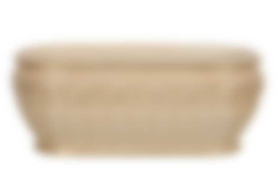 Цветочница "КРЕТЕНС" персиковая глянец 29*14*12 см