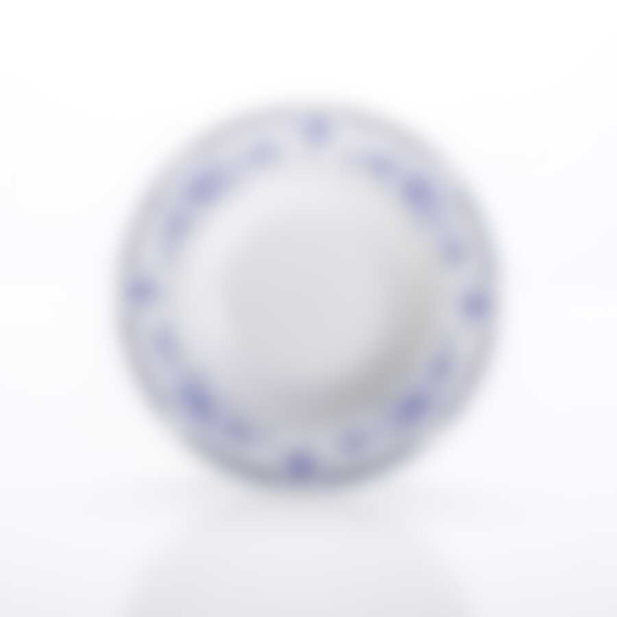 Тарелка столовая глубокая Czech Gold Hands Blue Chintz, D=21,5 см