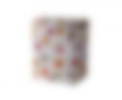 Корзина для белья Primanova (цветы), 32*47*55 см