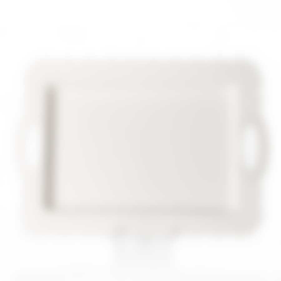 Поднос Ажур 30,5*43 см (белый)