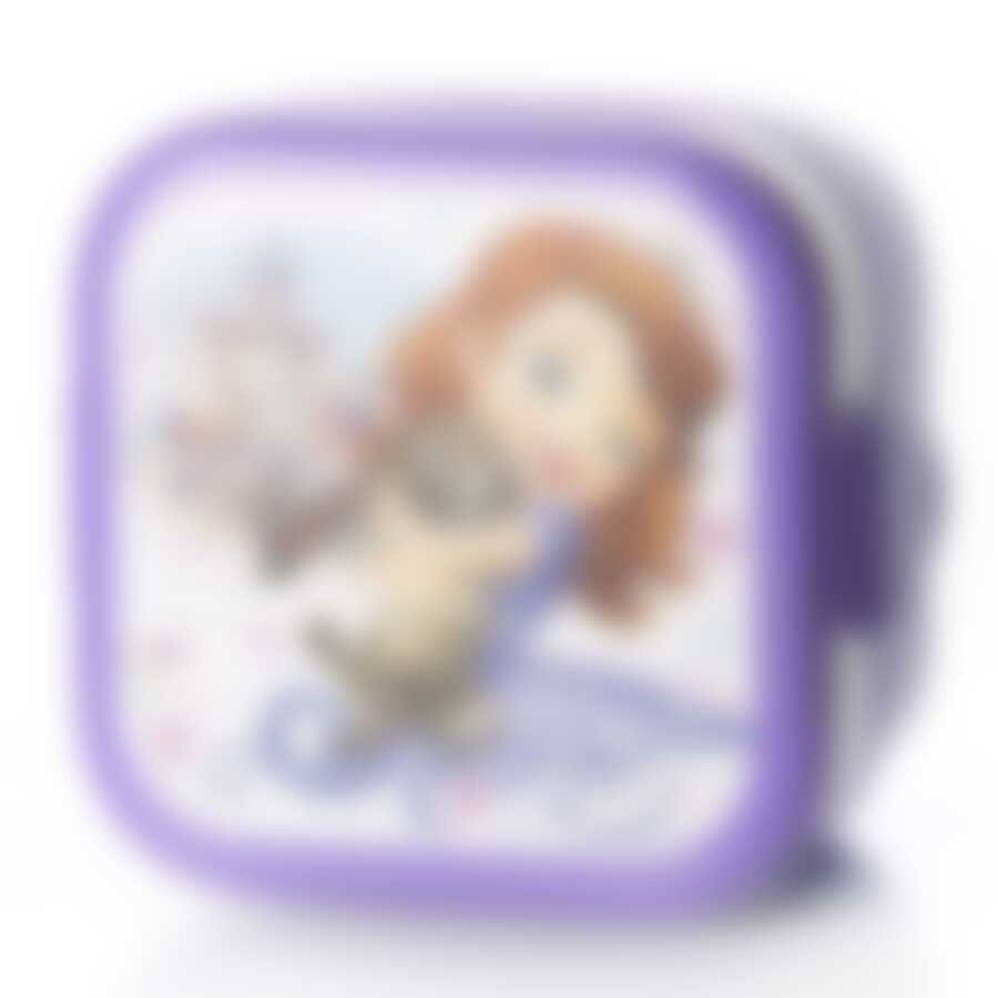 Контейнер Idea "Disney. Минни Маус", 2 секции (лиловый)