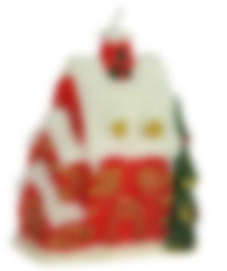 Свеча новогодняя "Домик" 8*5*10см (1 шт)