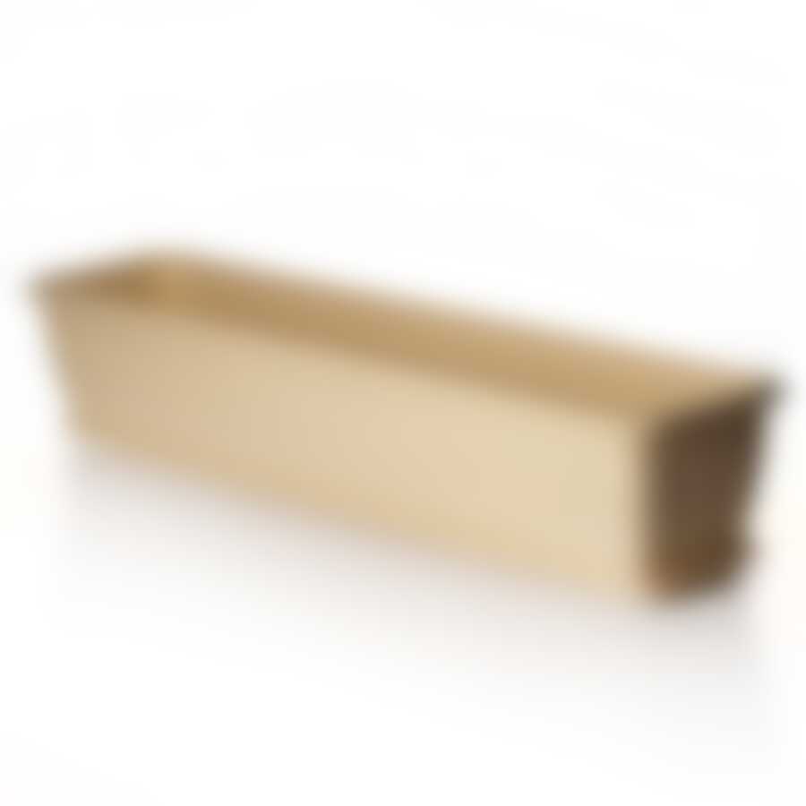 Балконный ящик с поддоном 800 мм Алиция (белая глина)