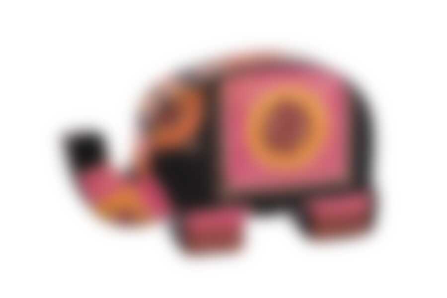 Копилка кожаная "СЛОН" 14,5*8,5 см