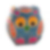 Копилка кожаная "СОВА" 14*13,5 см