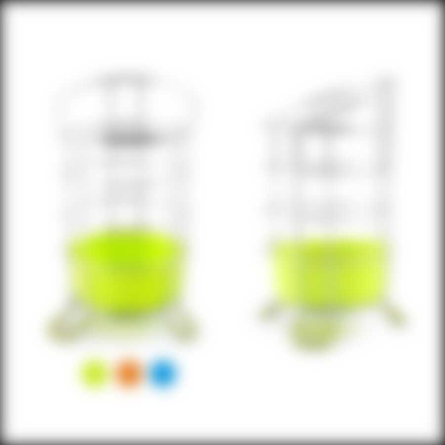 Подст д/стол прибор (круглая) 3 цв. хр+поддон пластм.