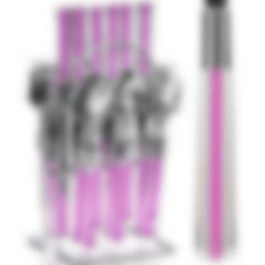 Набор столовых приборов 25пр СИРЕНЕВЫЙ МВ(х12) 22489-3