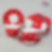 Чайный набор на 6 персон Loraine Горох на красном, 220 мл