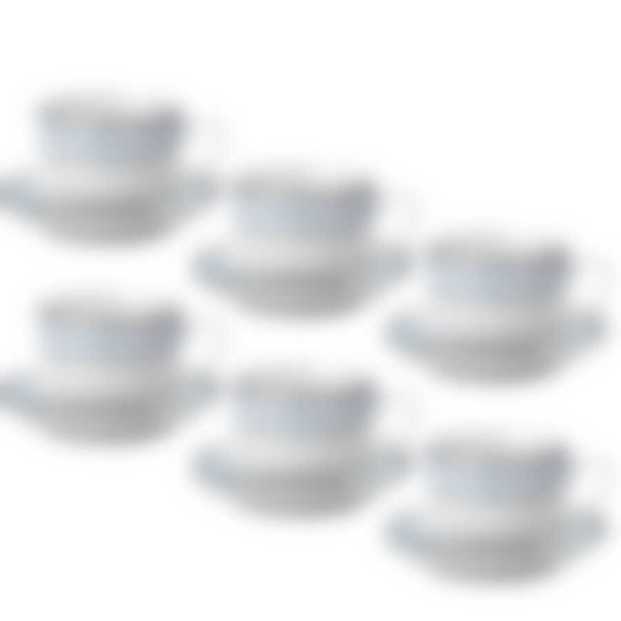 Чайный набор на 6 персон Loraine Орнамент, 220 мл