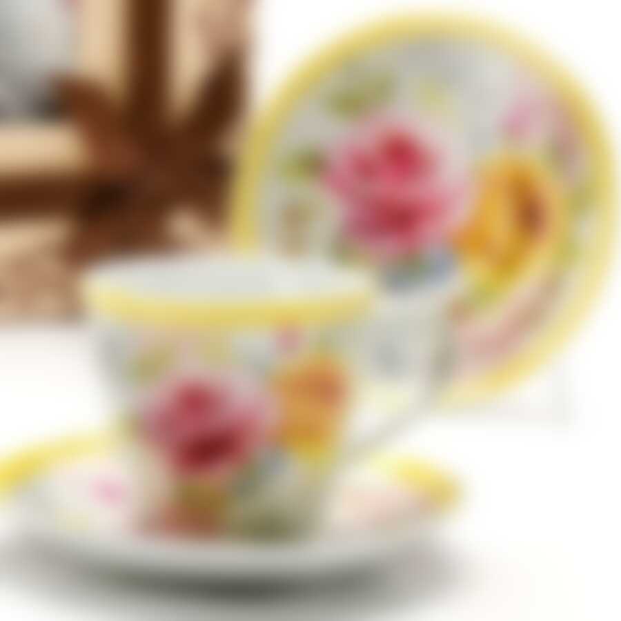 Чайный набор на 6 персон Loraine Розы", 220 мл