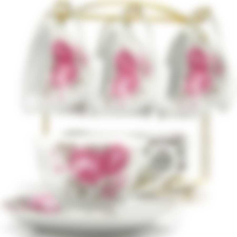 Чайный набор на 6 персон Loraine Цветы, 180 мл